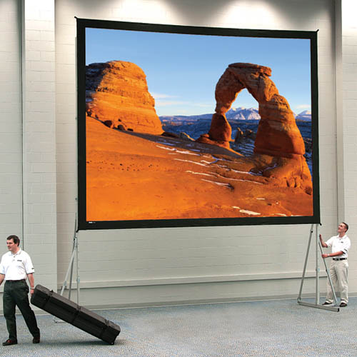 Da-Lite Fast Fold Hourde Duty Deluxe Projecteur Écran pour la location 334 "Diag. (162x288) - [16: 9] - DA-TEX - 1.3
